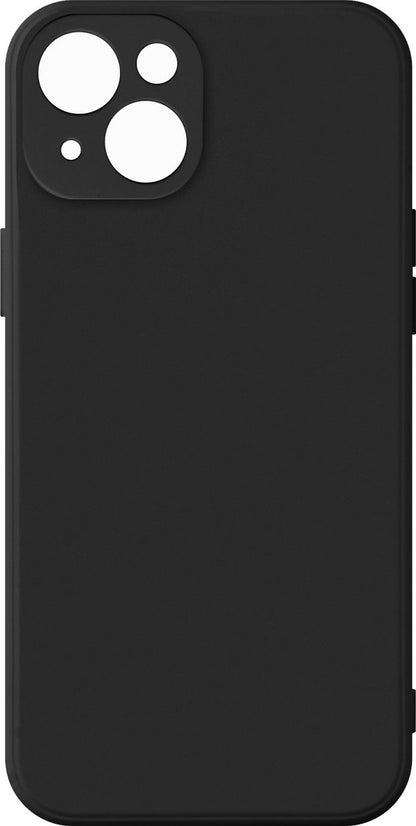 Silicone Backcover voor de iPhone 14  - Zwart