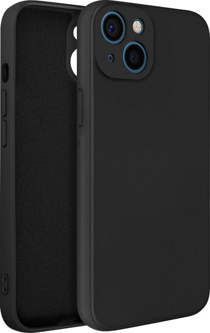 Silicone Backcover voor de iPhone 13 Mini - Zwart