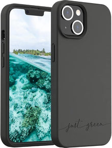 Just Green iPhone 14 Backcover Zwart
