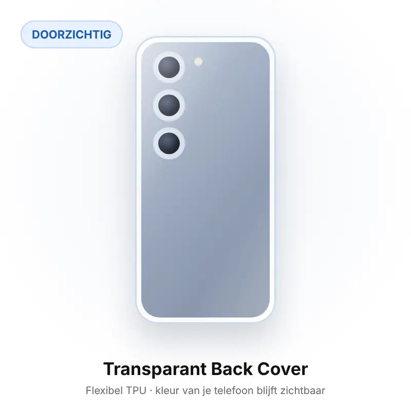 Transparant Back Cover Hoesje voor Samsung Galaxy A71