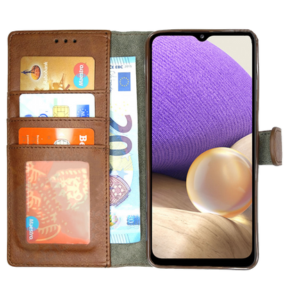Bookcase voor iPhone 13 Pro - Bruin